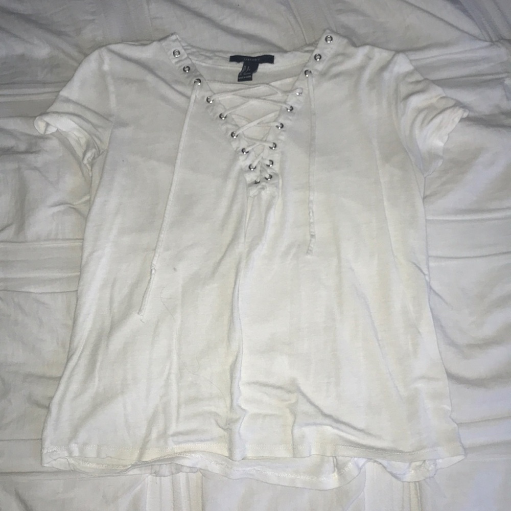 White cross shirt